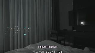 The cock is there, and she has to jerk herself off - a steamy homemade scene