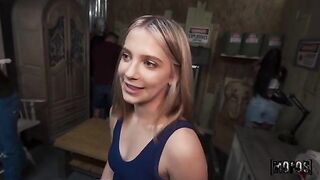 The cute girl has an incredible ability to bring intense pleasure through her skills