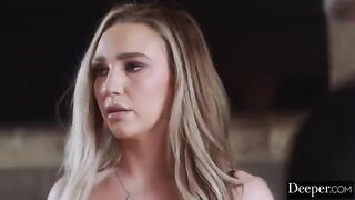 One makes a cappuccino, the other gets a cumshot on her ass