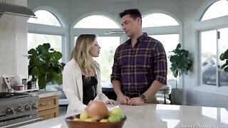 Beauty puts her ass under the man and he pushes her hard