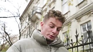 The cute girl was fucked by a guy with a big dick on the bed