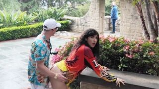 Iranian girl checked out the historic sites and got fucked