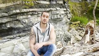 A man found a girl in nature, saved her, and fucked her