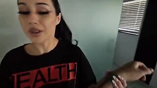 She felt the power of a huge cock