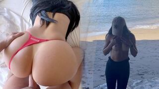 You don't have to look at her face, but enjoy that ass instead