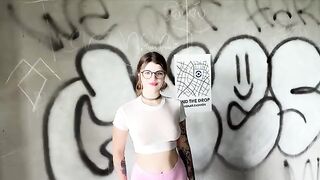 Celebrated getting a home in an unfinished building, a daring 18-year-old schoolgirl took risks
