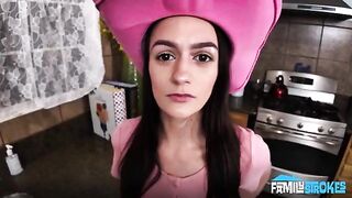 The guy in the dress saddled a cowgirl and fucked her