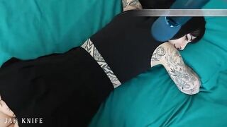The best commercial with a vibrator ever, featuring a tattooed beauty
