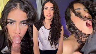 A cute Latina girl has a passionate and hot sex session