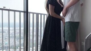 A continuation of the romantic meeting in a bedroom