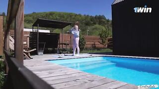 A girl improved her skills in various daily activities