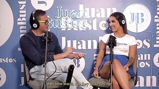 Natalia Garcia asks for a burger and delivers a spicy surprise in this steamy podcast clip