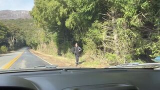 A young girl offered a ride to someone she admired