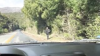 A young girl offered a ride to someone she admired