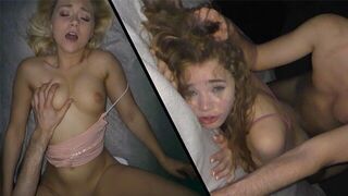 There will be no gentle sex! The girls scream and groan very loudly