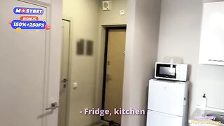 A beautiful girl seduced the real estate agent and got fucked hard