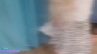 The guy fucked his girlfriend on the chair in doggy style