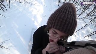 A walk with my stepsister in the park turned into hard sex