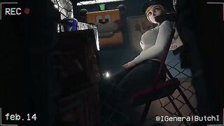 A guy fucked FNAF Security Breach Vanessa in an office at the Mega Pizzaplex