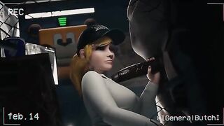 A guy fucked FNAF Security Breach Vanessa in an office at the Mega Pizzaplex
