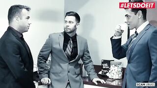 Valentina Nappi and Karma Rx seduce their rich boss for a hot threesome