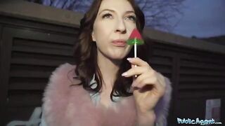 Public Agent Chanel Kiss gets her pussy railed hard