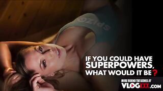 BTS of massage pounding interview with hot pornstar Aidra Fox