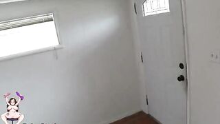 Squatter offered the homeowner her hole for sex