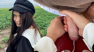 A step sister gets her panties filled with cum in this hot scene