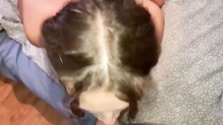 The guy prepared his cock for a long sex session with special care