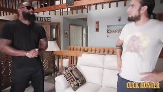 A woman is getting fucked, her husband likes to watch