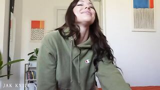 A hot stepmom is waiting for her stepson to take off his clothes