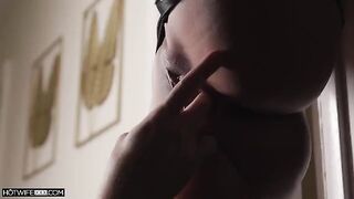 Any dick will fit in an Asian doggy style - amazing anal sex