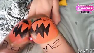 Trick or Treat, Smash the Pumpkin for a Hard Rough Sex