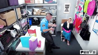 A hot girl was inspected by a guard in the hottest way ever