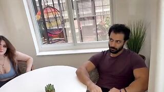 I massaged my step daddy, he fucked me hard