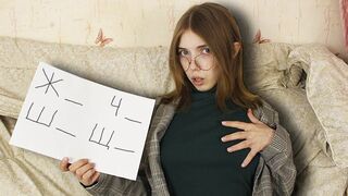 Hypnosis with boobs, learning rules has never been so easy - the hottest tutor ever!
