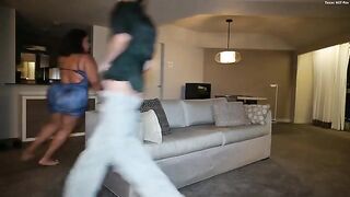 These tits love to be squeezed and slapped - ebony beauty in action