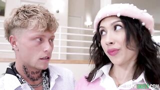 You can also have gentle sex, as this hot brunette proves