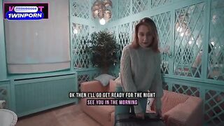 The stepson is having sex with his hot stepmom in the hotel room
