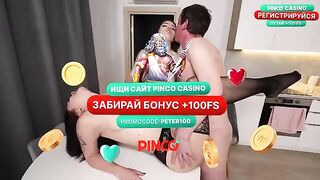 A young girl with big breasts gets fucked by her stepfather and neighbor