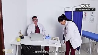 Female solidarity at its peak in a medical setting