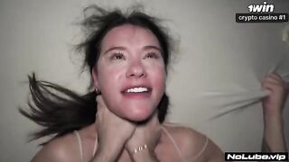 A woman with great skill in squirting, intense sex