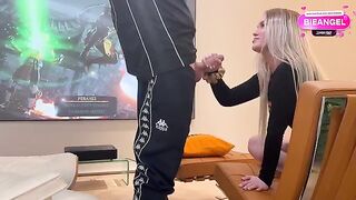 The beautiful girl lost a bet to her stepbrother and had to have sex with him