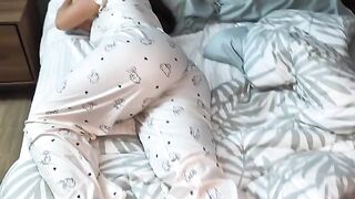 The step mom with a huge ass wouldn't let me pass by