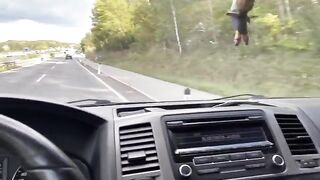 Girl has sex with Uber driver in the car