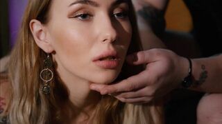 A beautiful girl has sex with her master, showcasing her slutty side