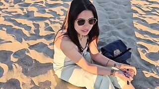 An empty beach isn't the best spot for intimate moments