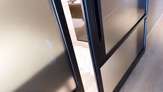 A blonde woman with big tits wants to be fucked hard by her employee