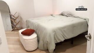 A girl catches her best friend's boyfriend with her boobs falling out of her bra
